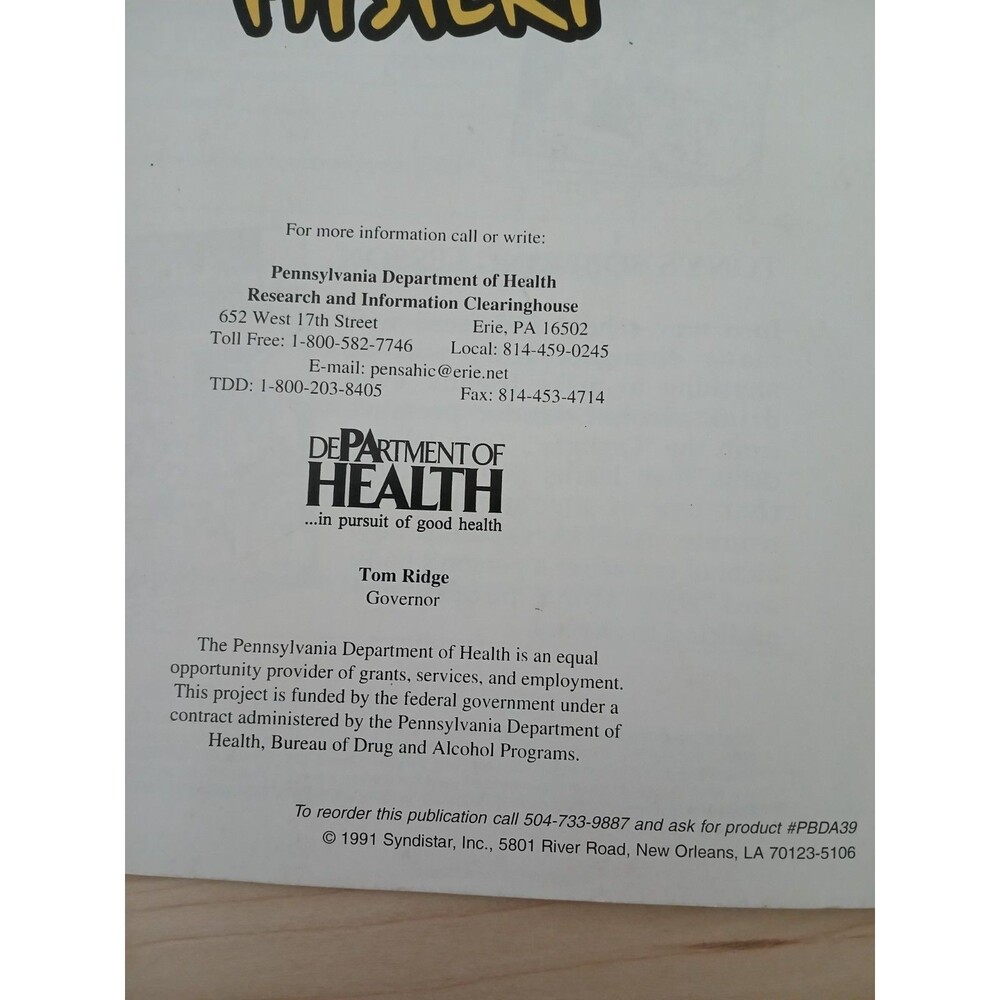 The Insiders Magazine 1991 The Marijuana Mystery Anti Cannabis Edition - Picture 6 of 6